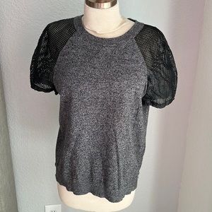 Banana Republic, grey edgy top